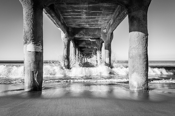 Manhattan Beach Pier Underbelly